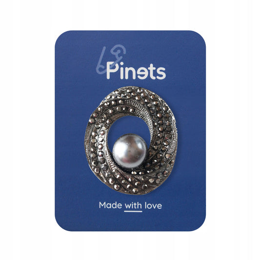 Broșă barocă cu perlă