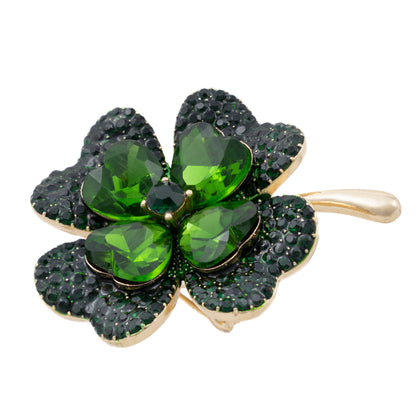 Broșă trifoi norocos