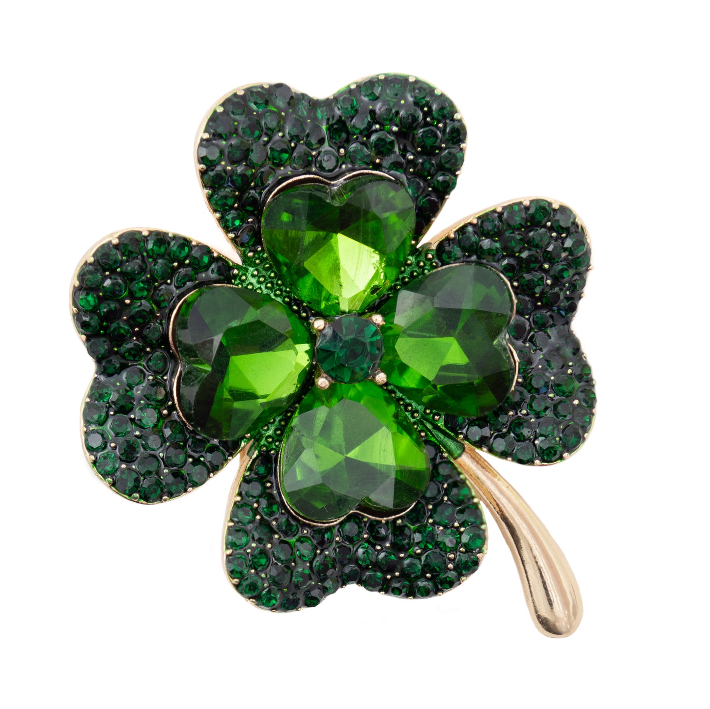 Broșă trifoi norocos