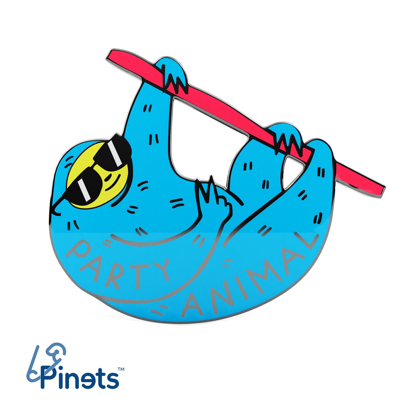 Animal de petrecere leneș - Insignă de petrecere