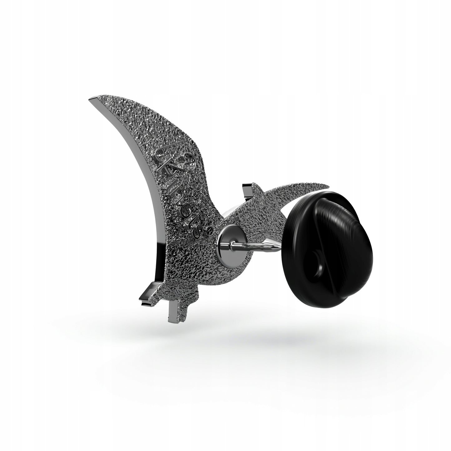 Insignă pentru copii cu dinozaur pterosaur portocaliu