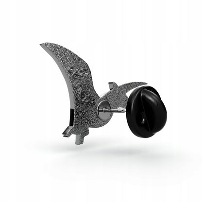 Insignă pentru copii cu dinozaur pterosaur portocaliu