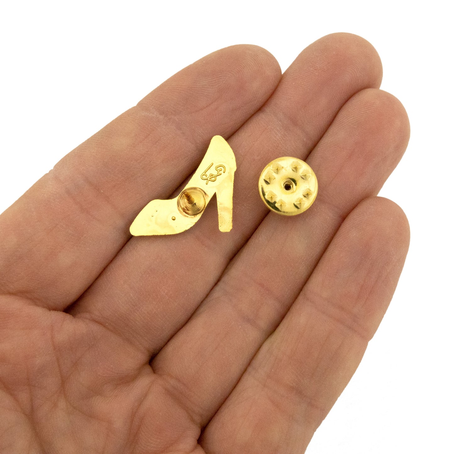 Broșă de nuntă - papuc alb - cadou de nuntă