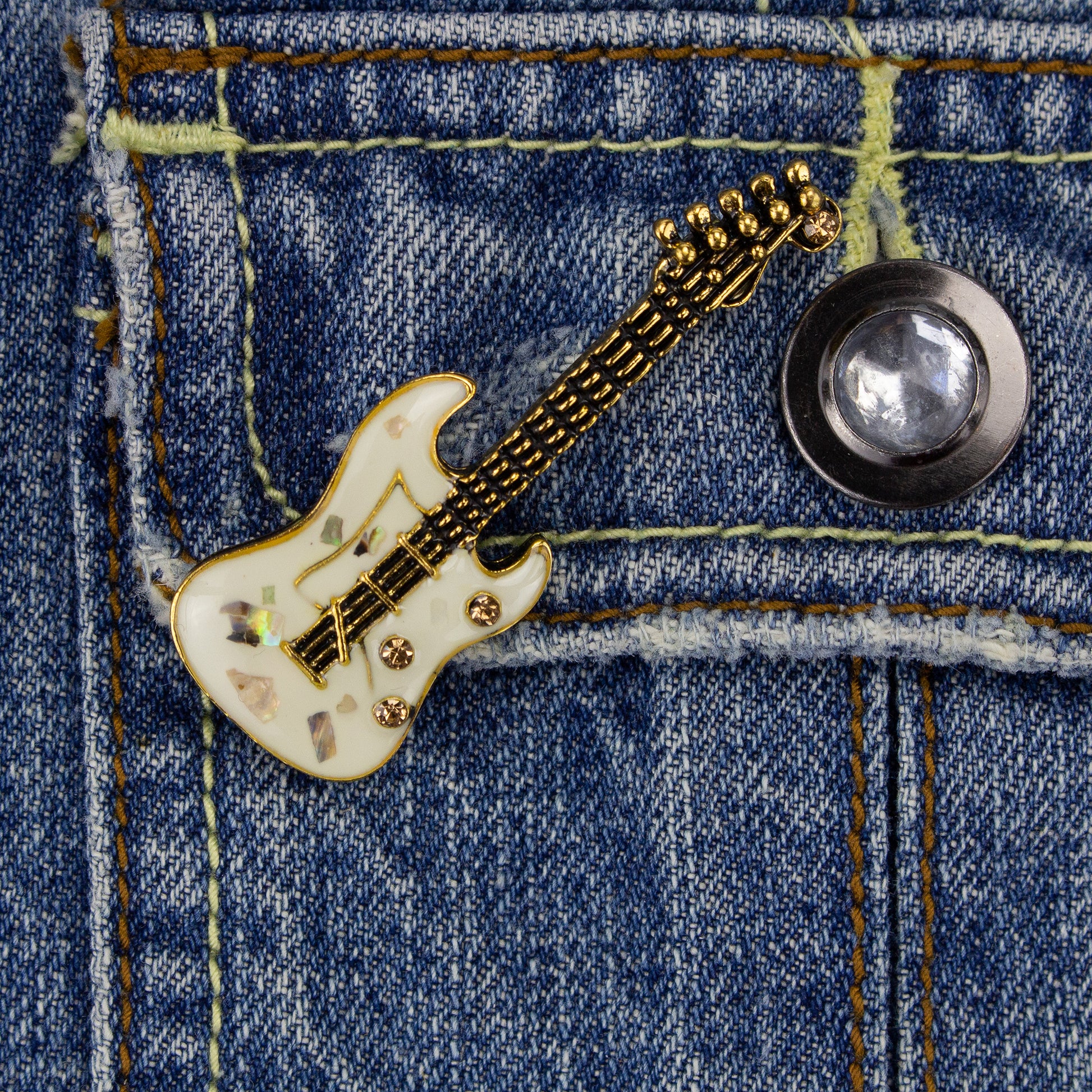 Gitara elektryczna broszka - Pinets Polska