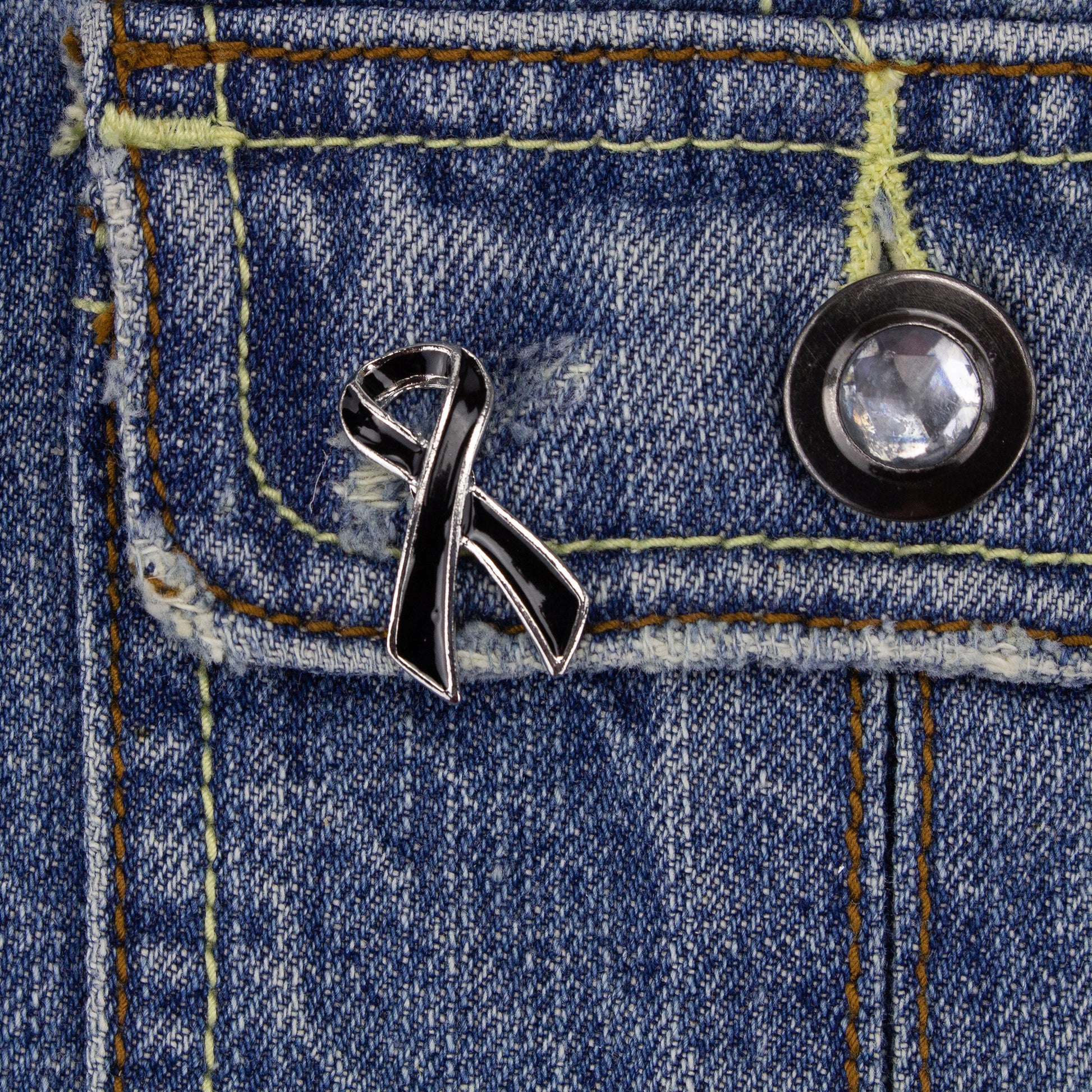 Wstążka żałobna czarno-srebrna - Pinets Polska