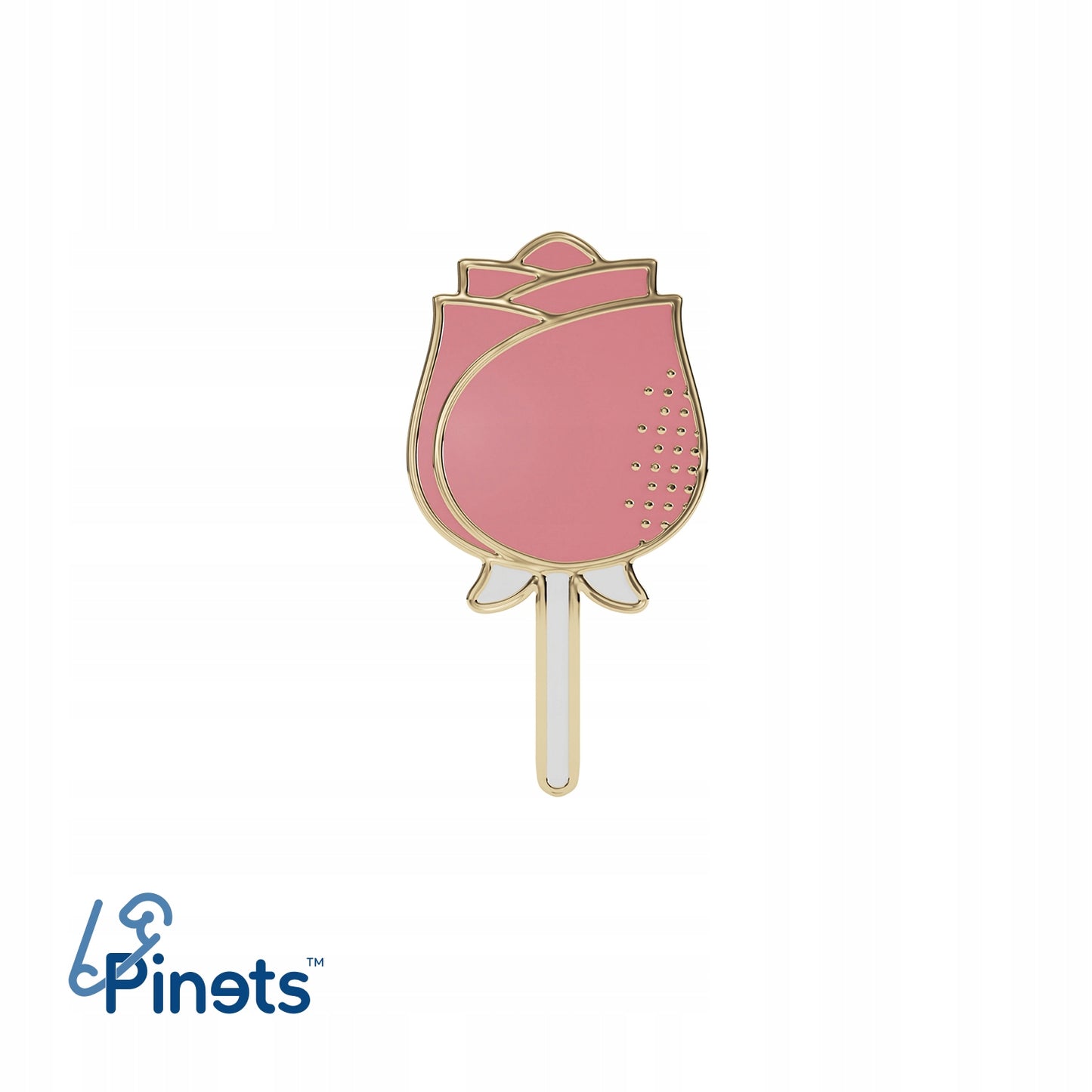 Insignă de nuntă - trandafir roz - cadou de nuntă