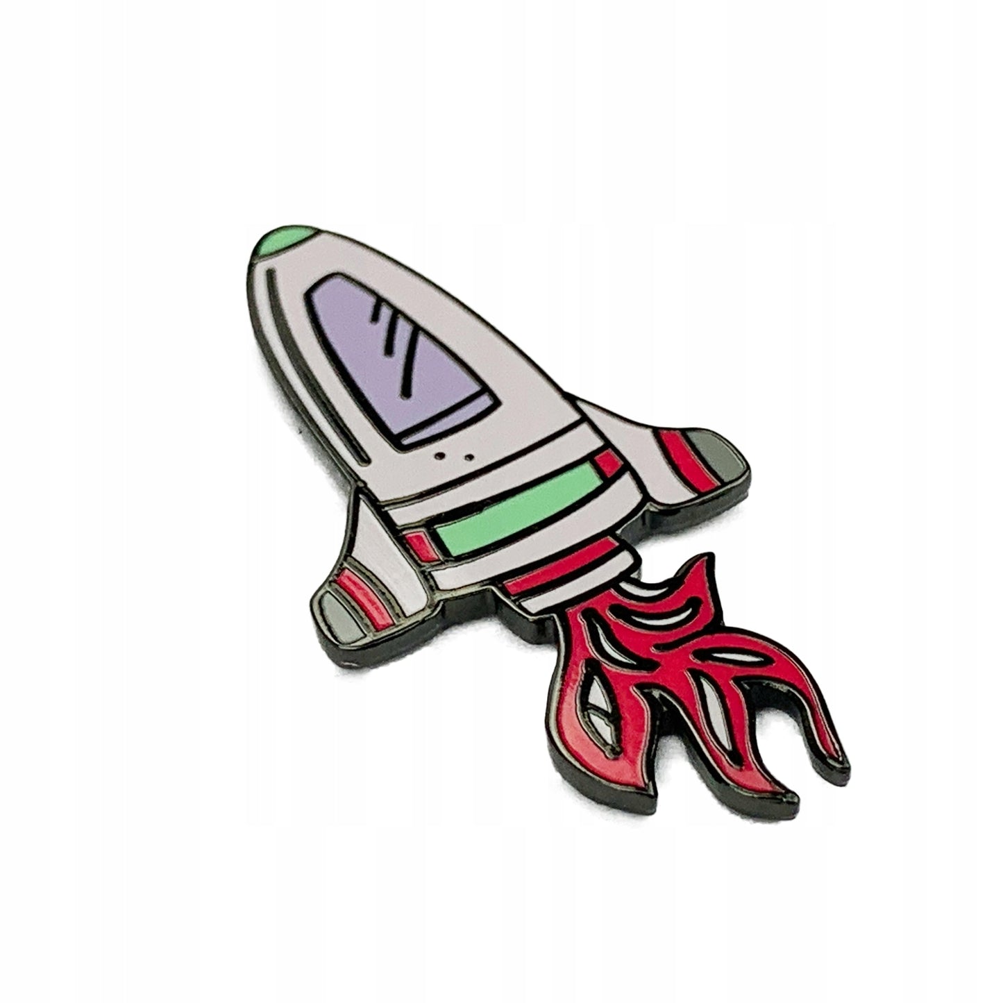 Rachetă spațială - broșă de colecție