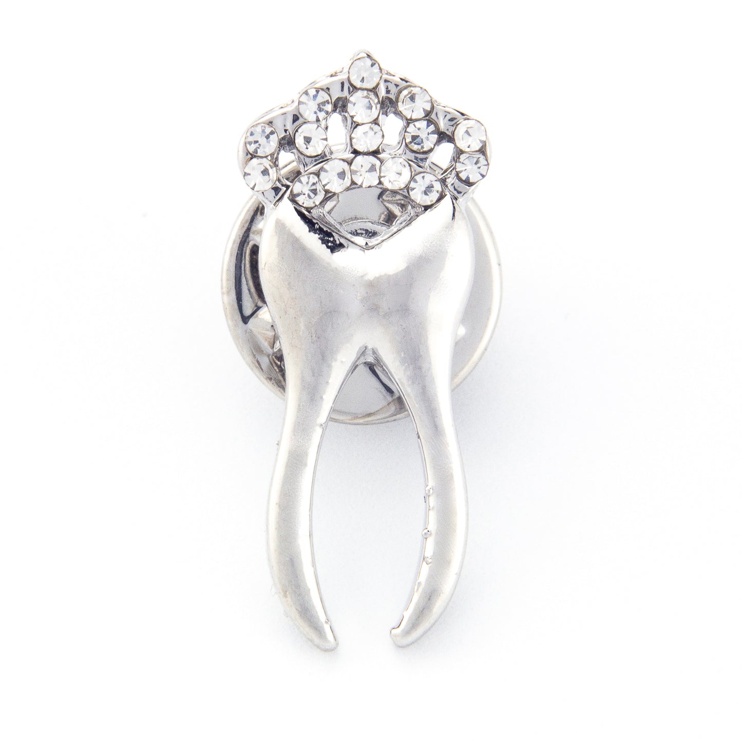 Dinte cu un știft de argint pentru coroană