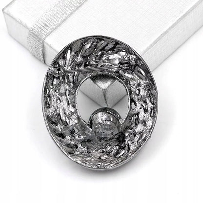 Broșă barocă cu perlă