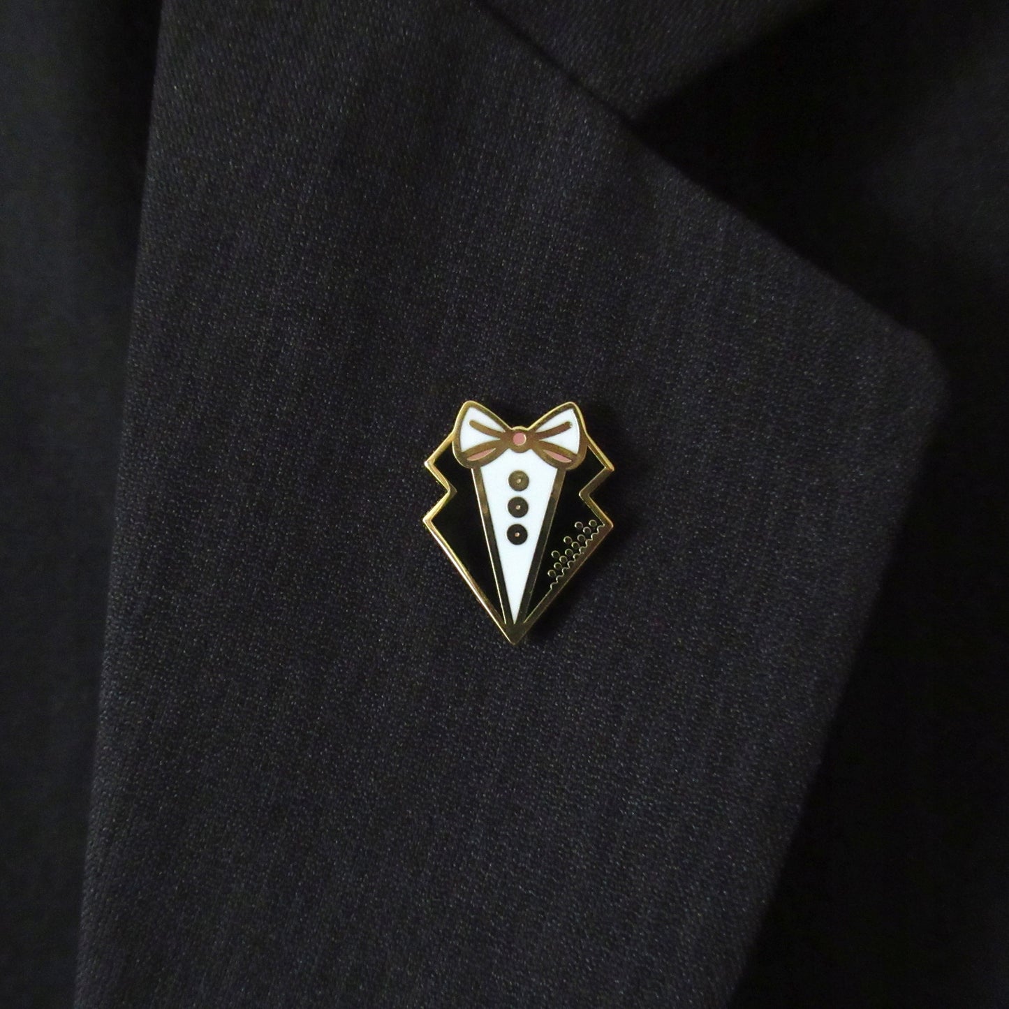 Broșă de nuntă - papion decorativ - cadou de nuntă