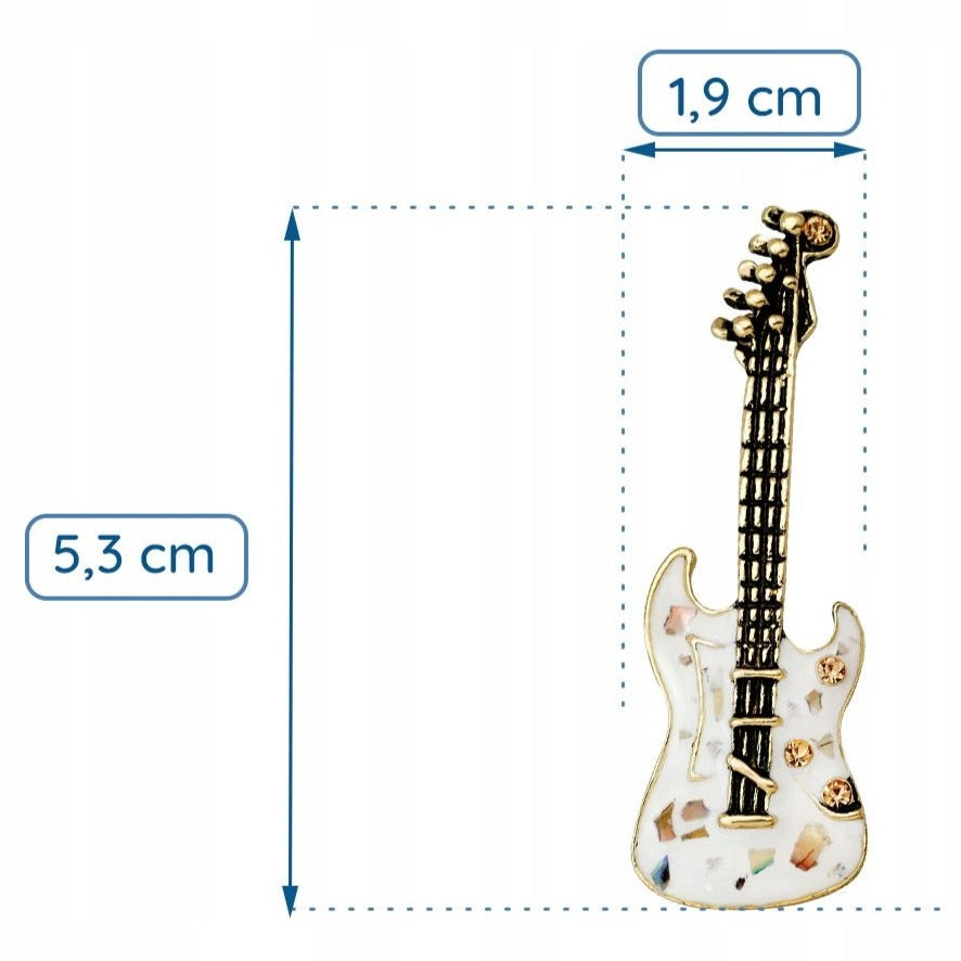 Gitara elektryczna broszka - Pinets Polska