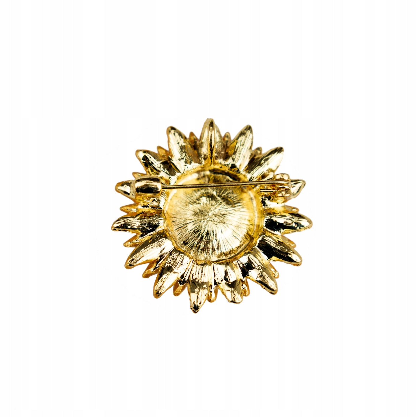 Floarea-soarelui - o broșă fermecătoare cu pandantiv