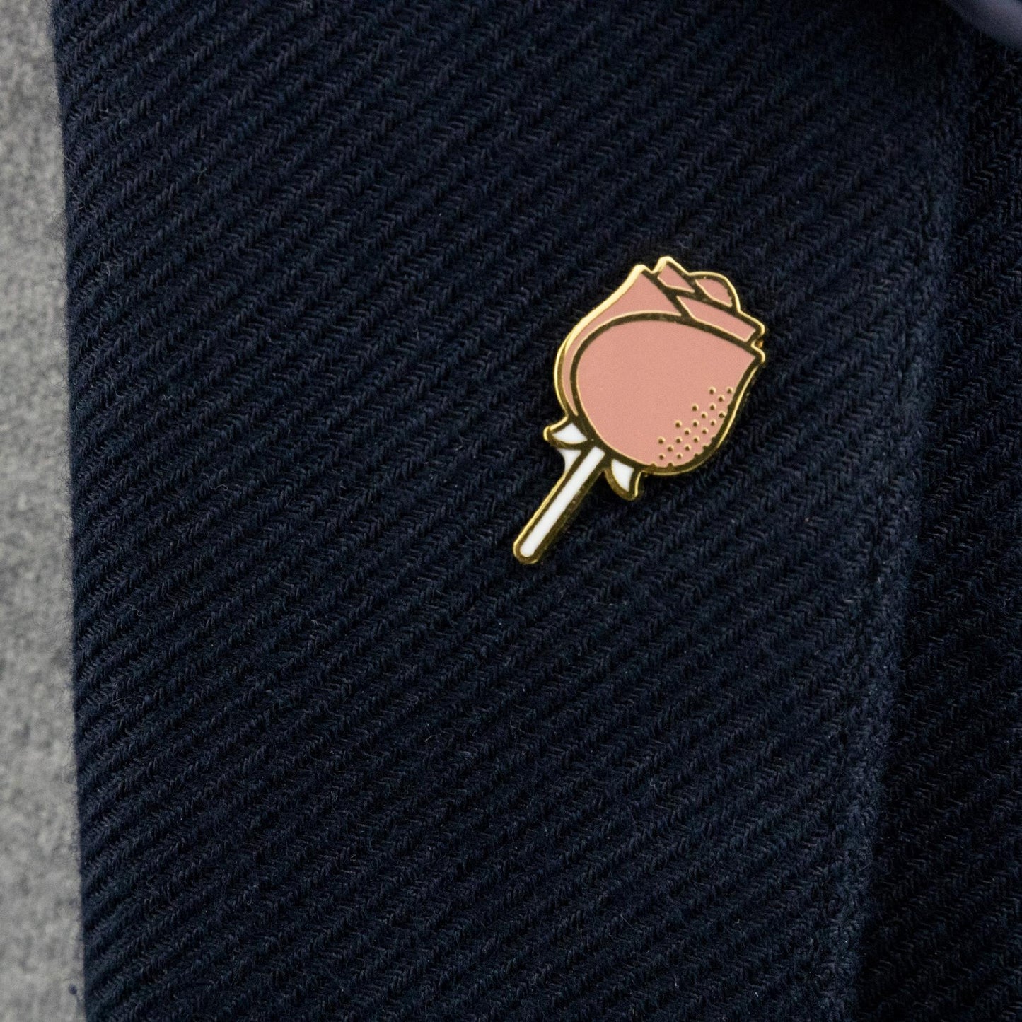 Insignă de nuntă - trandafir roz - cadou de nuntă