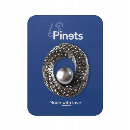 Broșă barocă cu perlă