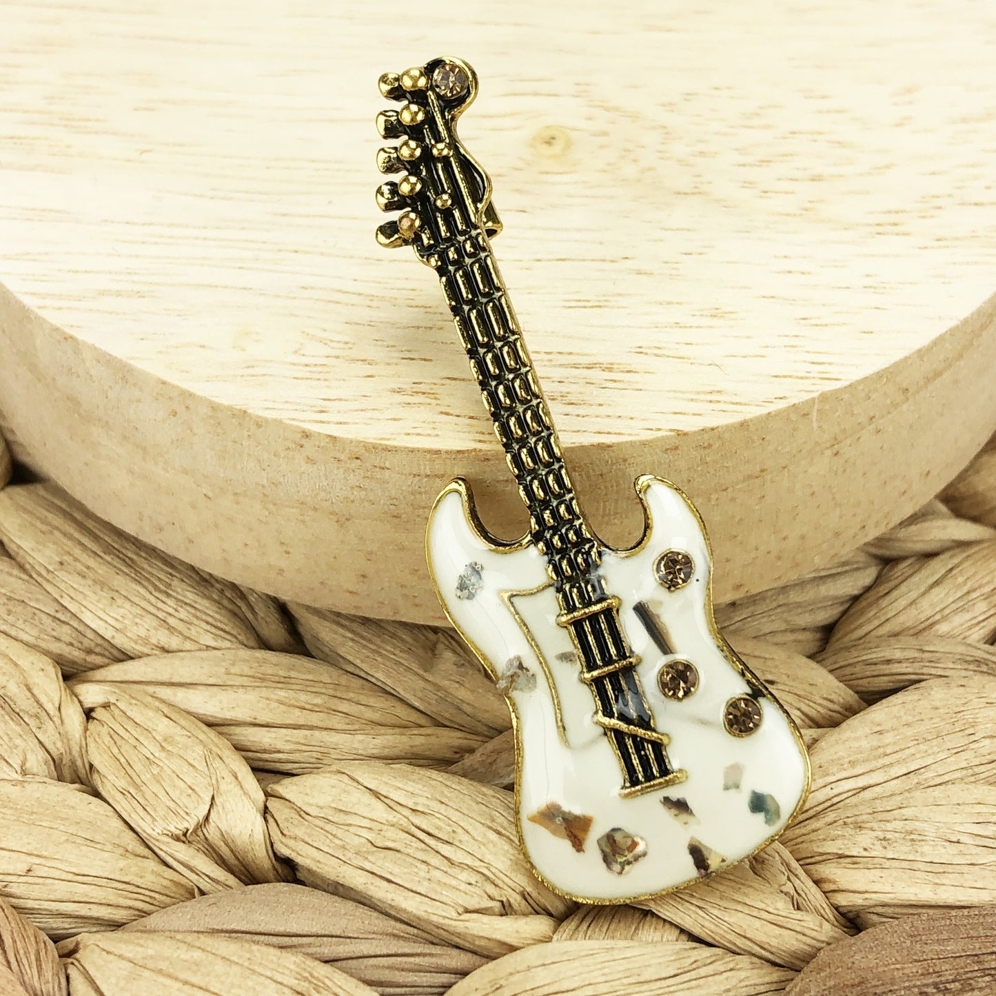 Gitara elektryczna broszka - Pinets Polska