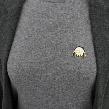 Muzica este viața mea - o insignă pentru un iubitor de muzică