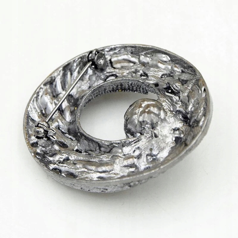 Broșă barocă cu perlă