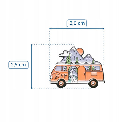 Insignă Camper Let's Go