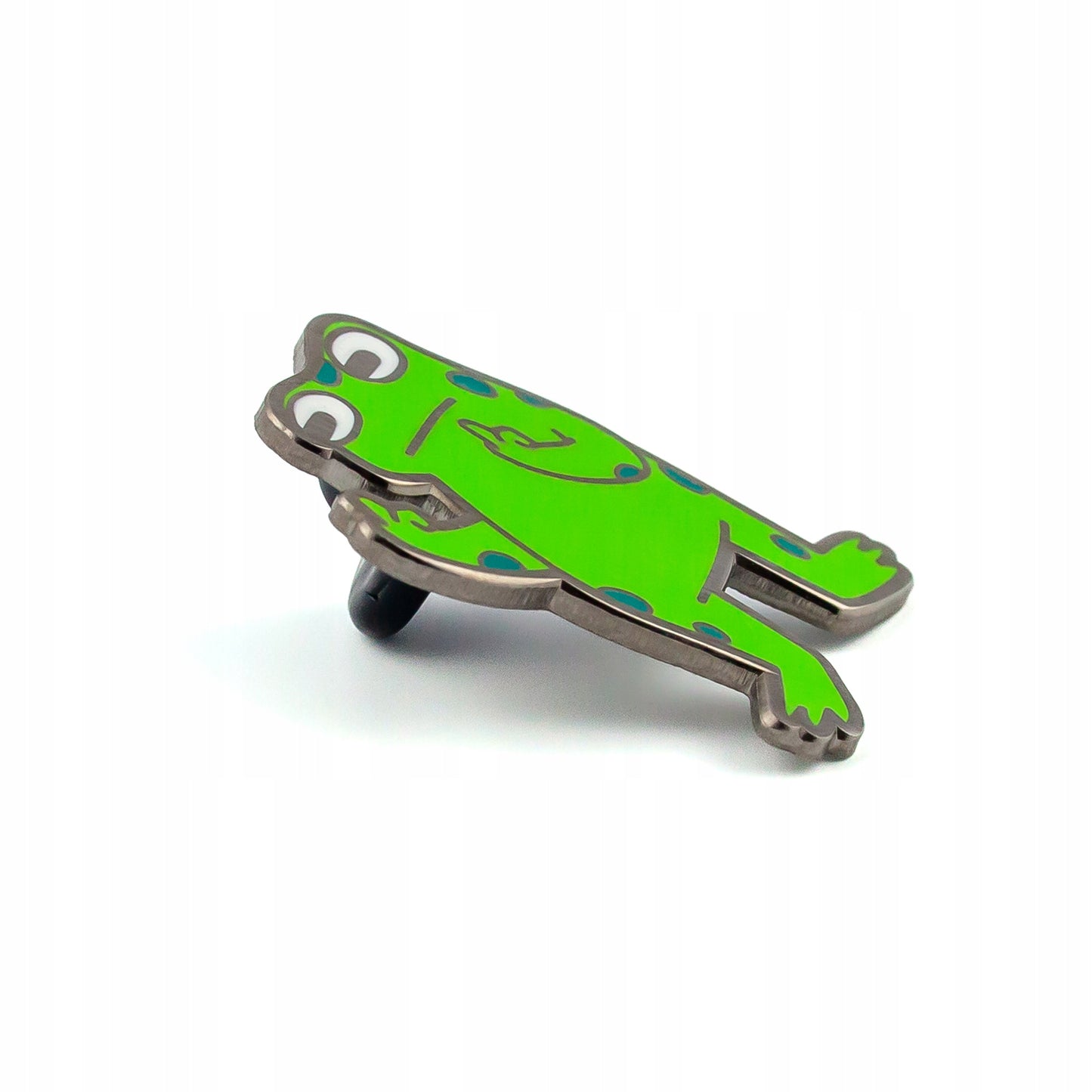 Broască rea care dă degetele mijlocii - Pin cool