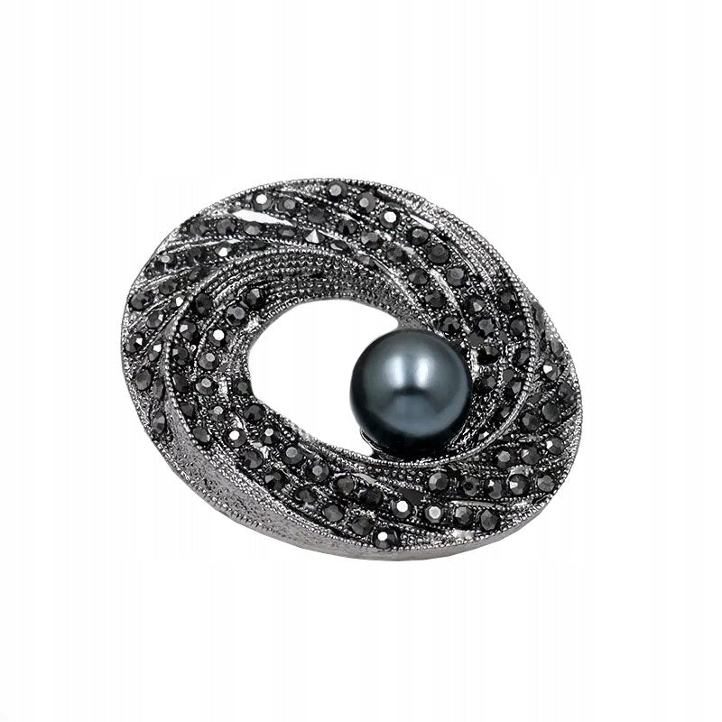 Broșă barocă cu perlă