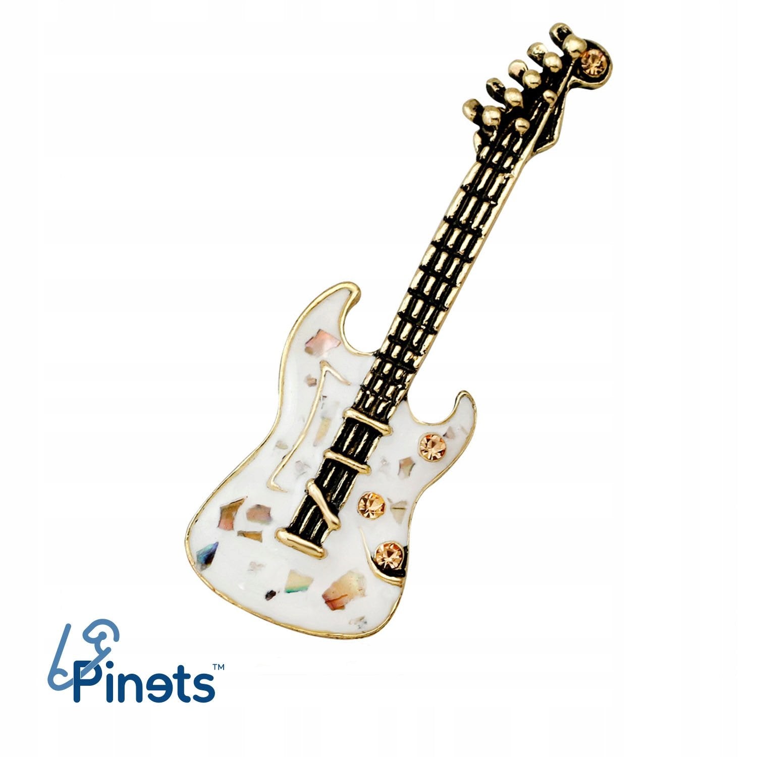 Gitara elektryczna broszka - Pinets Polska