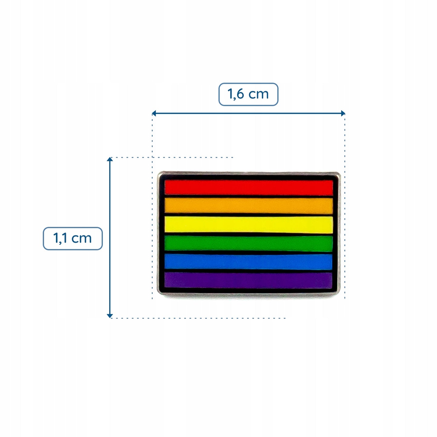 Steagul LGBT curcubeu - insignă curcubeu
