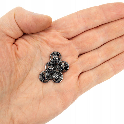 Închizătoare cu fluture negru - set de 5