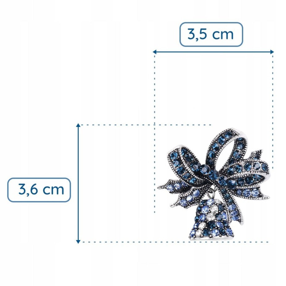 Broșă clopoțel de Crăciun