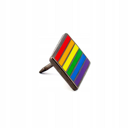 Steagul LGBT curcubeu - insignă curcubeu