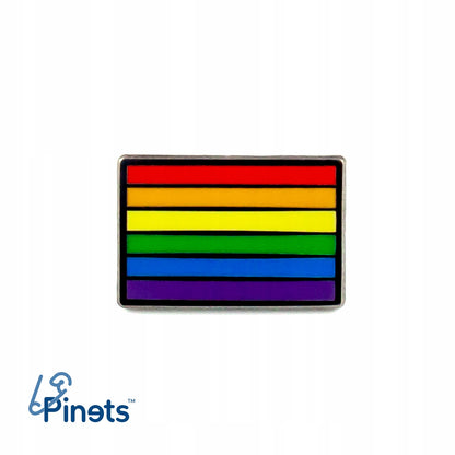 Steagul LGBT curcubeu - insignă curcubeu