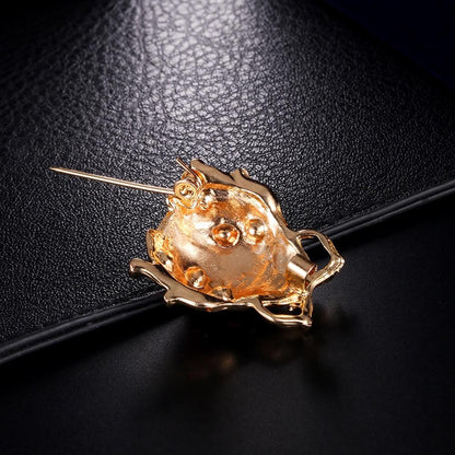 Broșă insectă buburuză