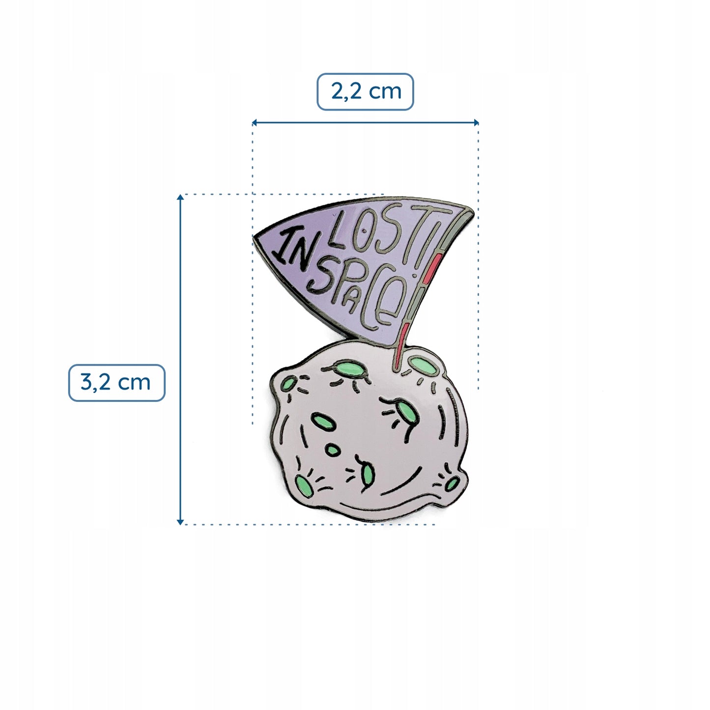 Meteorit „Pierdut în spațiu” - Insignă de colecționar